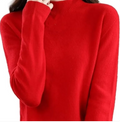 Autumn/Winter Half-High Collar Sweater